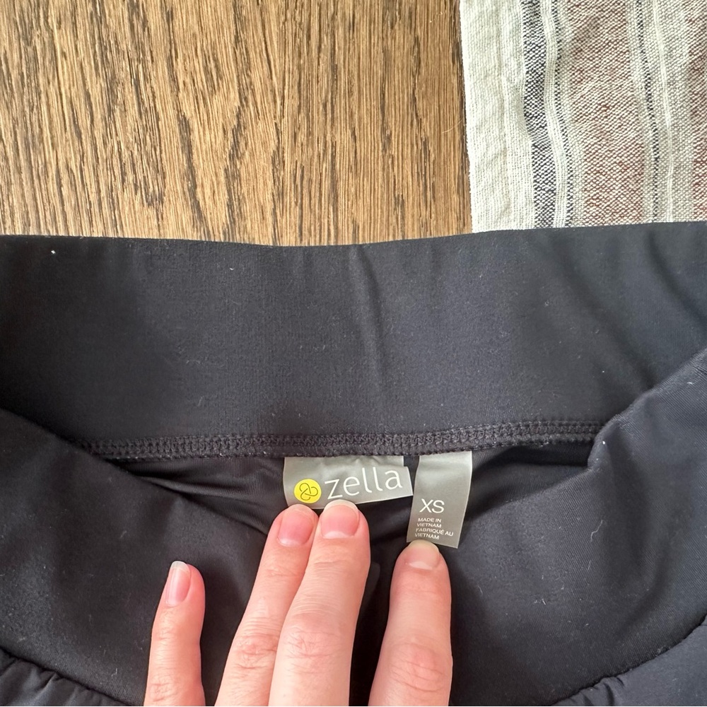 Zella Black Mini Skirt for Work